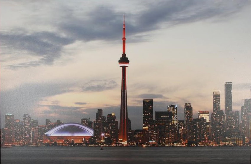 Framed Toronto Skyline