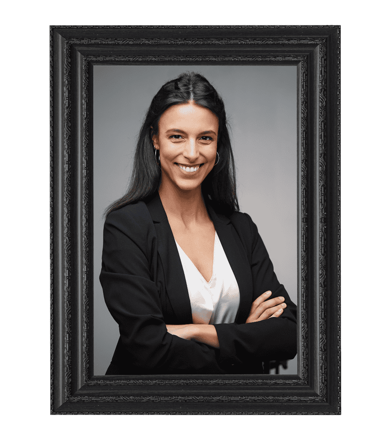 Professional portrait of a confident individual.