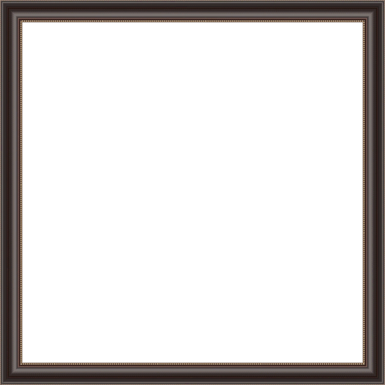 Black Scoop with Gold Beeds