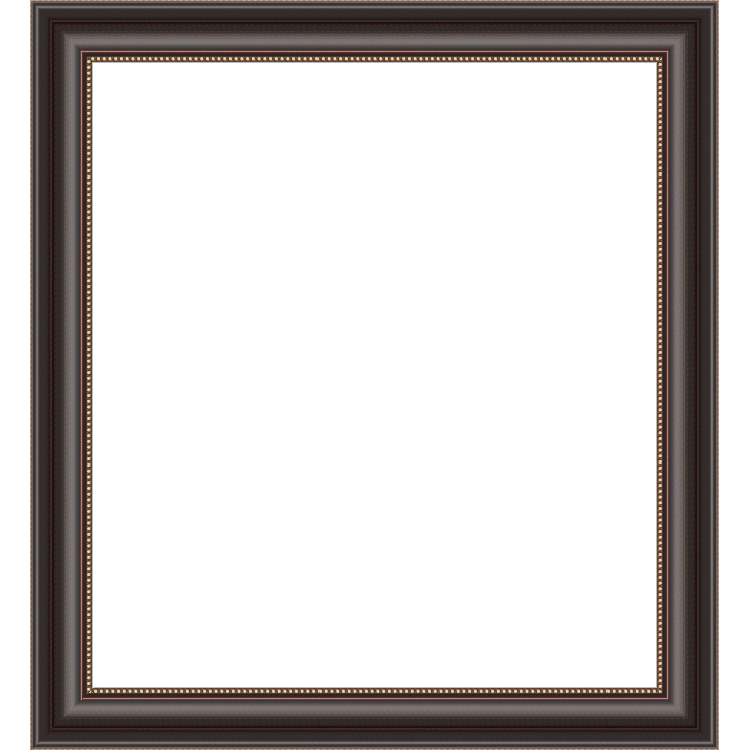 Portrait_Black Scoop with Gold Beeds