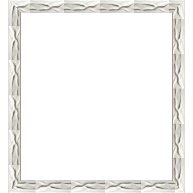 Portrait_Warm Silver Wave Embossed Square