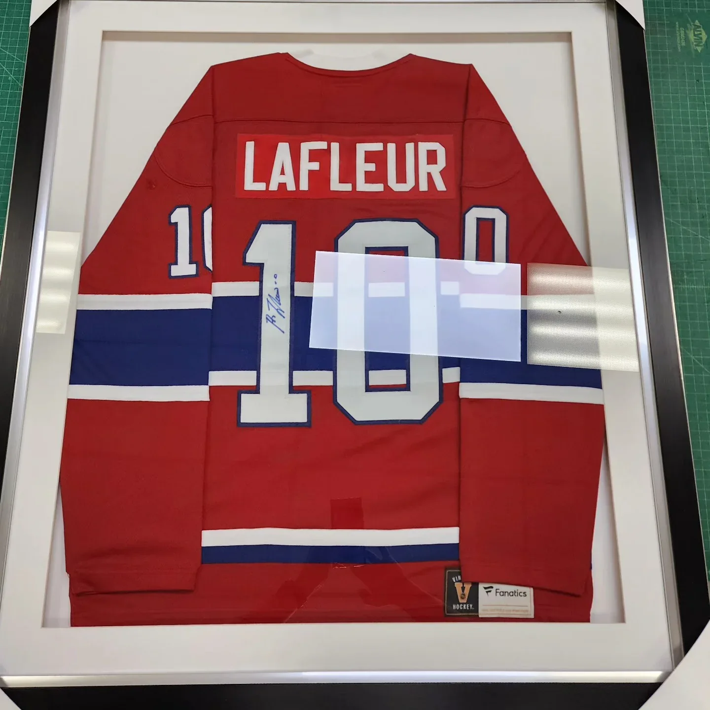 Custom jersey framing shadow box by Supreme Pictures Mississauga