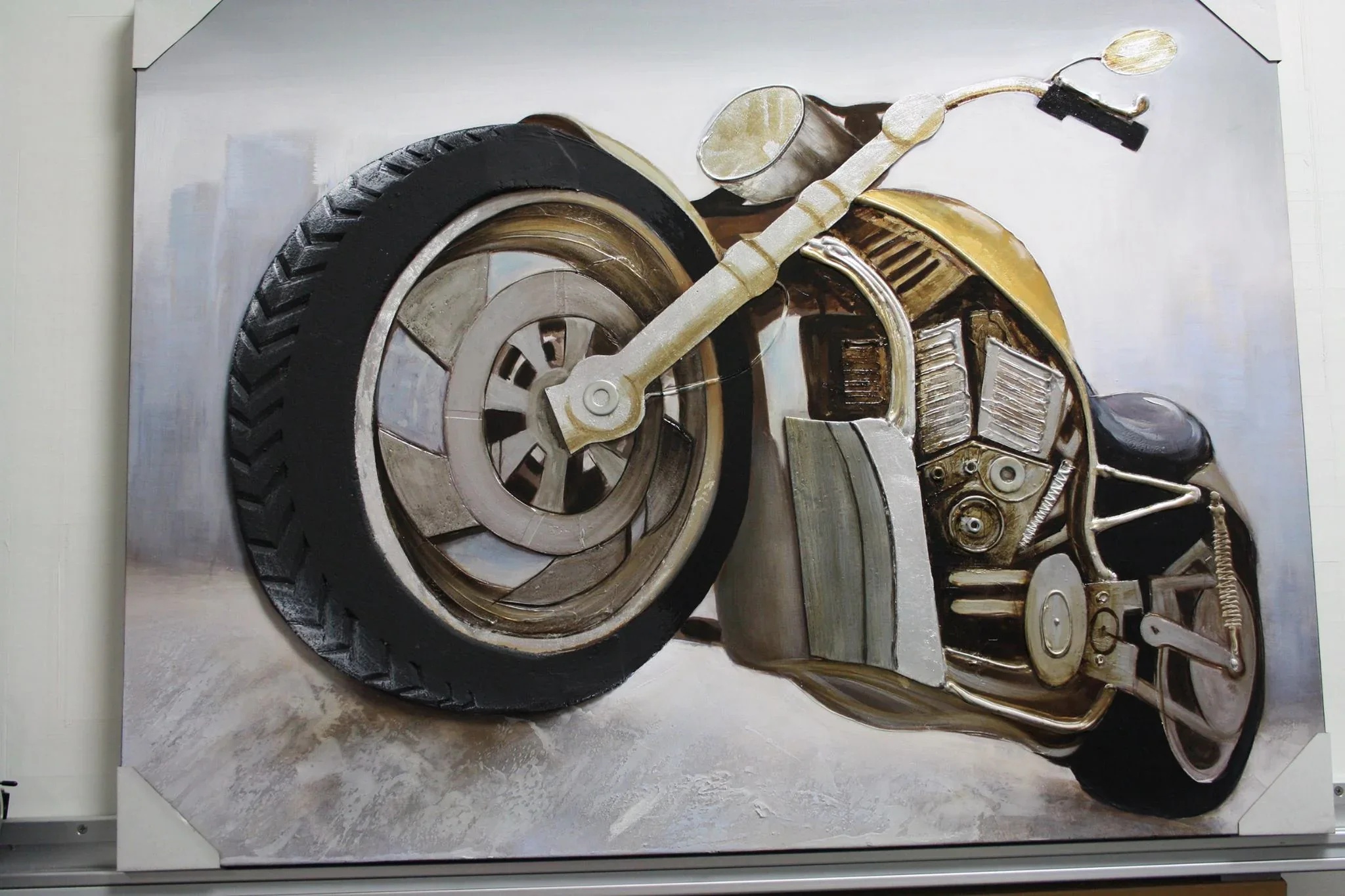 Abstract large-format wallpaper panel printed at Supreme Pictures Brampton