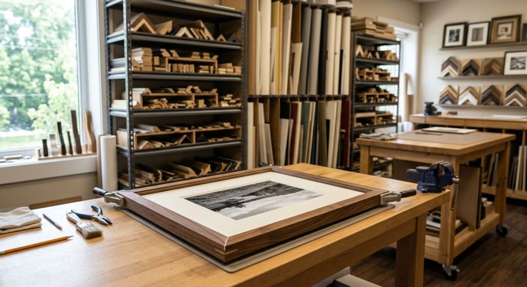 Custom picture framing Mississauga & Brampton - Supreme Pictures framing workshop