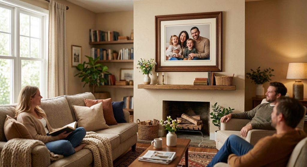 Picture frames Mississauga & Brampton — custom framed portrait by Supreme Pictures